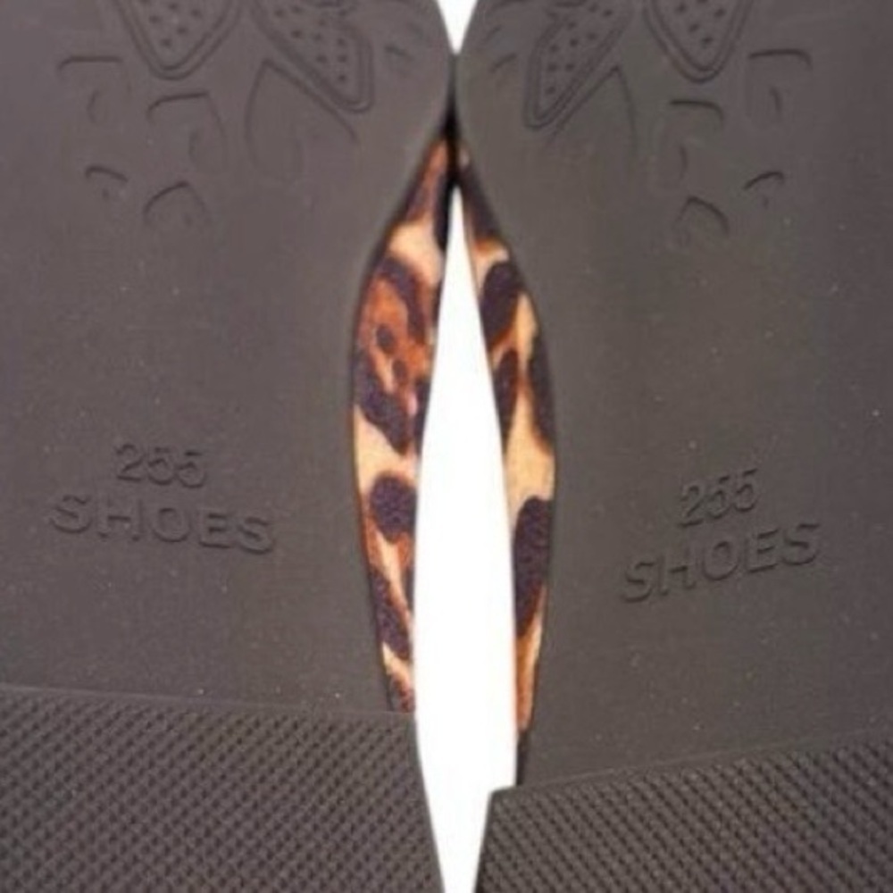 Migibili Leopard Print Pointed Toe Ballet Flats 8.5 - Picture 16 of 16